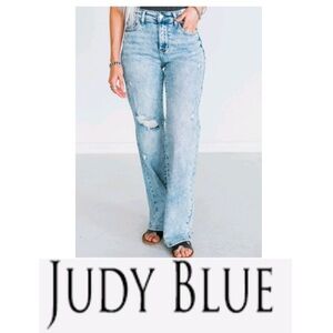 NWT Judy Blue High Rise 90’s Straight Leg jeans
